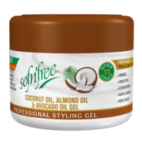 Sofn'Free Stylin Gel with Coconut Oil, Almond Oil & Avocado Oil Gel 250ml