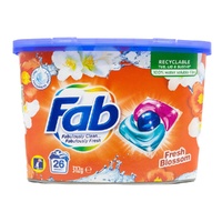 FAB Laundry Capsules – Fresh Blossom Pack of 26's