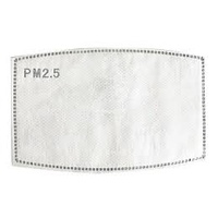 Reusable Mask Filters PM 2.5 Pack of 5