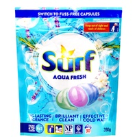 Surf Laundry 5 in 1 Capsules Aqua Fresh (390g) Pack of 30's