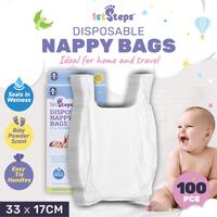 Disposable Nappy Bags 1st Steps Pack of 100's