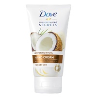 Dove Body Love Restoring Care Hand Cream with Coconut Oil and Almond Milk for Dry Skin 75mL