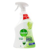 Dettol Antibacterial Surface Cleanser Fresh Lime & Mint Trigger 1L