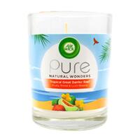 Air Wick Pure Candle Natural Wonders Tropical Great Barrier Reef Fruity Blend & Lush Greens