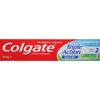 Colgate Toothpaste Triple Action Original Mint 160g/100mL