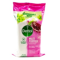 Dettol Multi Purpose Disinfectant Wipes Pomegranate & Lime Splash Pack of 110