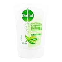 Dettol Handwash Antibacterial No-Touch Refill Aloe Vera & Vitamin E 250mL