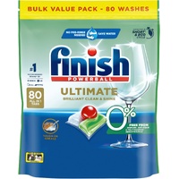 Finish Powerball Ultimate All-in-1 Dishwasher Tablets Pack of 80's