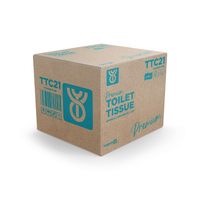 Whisper Premium 600 Sheet Toilet Tissue 2 ply TTC21 48 Rolls