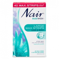 Nair Easiwax Large Wax Strips Pack of 40