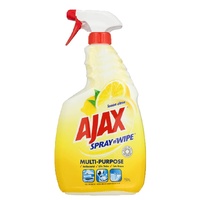 Ajax Spray'n'Wipe Multi-Purpose Spray Lemon Citrus 750mL