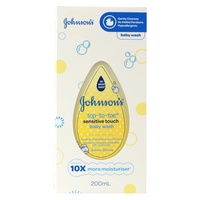 Johnson's Sensitive Top-to-Toe Baby Wash 200mL