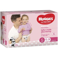 Huggies Nappies Size 5 Walker For Girls  (13-18kg) Pack of 24's