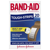 Band-Aid Tough Sterile Fabric Strips Pack of 20's