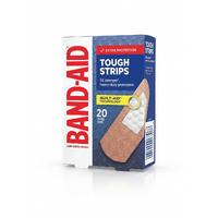 Band-Aid Tough Sterile Fabric Strips Pack of 20's