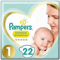  Pampers Premium Protection Nappies Size 1 2-5kg Pack of 22's