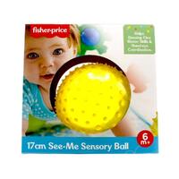 Fisher Price 17cm See-Me Sensory Ball Yellow 6M+