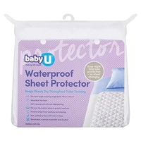 BabyU Waterproof Sheet Protector Single Bed – 76cm x 92cm