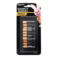 Duracell Simply AAA Batteries Pack of 14's