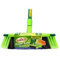 Sabco Super Soft Indoor Broom Extendable Handle to 1.2m