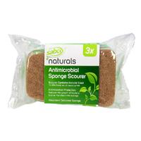 Sabco Antimicrobial Sponge Scourer Pack of 3's
