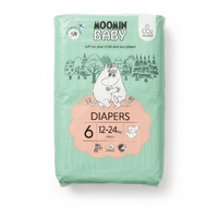 Moomin Baby Size 6 Eco Nappies 12-24kg Pack of 34