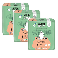 Muumi Nappies Size 3 Midi 5-8kg (3 x 50) Carton of 150 