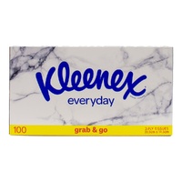 Kleenex Everyday 2-Ply Facial Tissues (20.5cm x 19.5cm) Pack of 100's