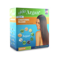 Sofn'free Argan+ No-Lye Conditioner Relaxer Double Pack Regular Kit