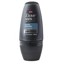 Dove Deodorant Roll On Mens Cool Fresh 50mL