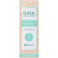 Gaia Natural Baby Biodegradable Nappy Bags Pack of 50's