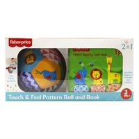 Fisher Price Touch & Feel Pattern Ball and Book