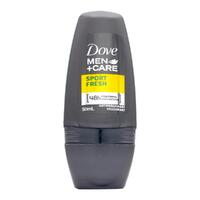 Dove Men + Care Roll On Antiperspirant Deodorant Sport Fresh 48h 50mL