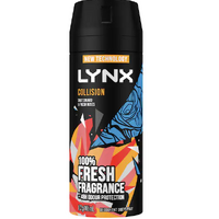 Lynx Collisions Skateboard & Fresh Roses Aerosol Deodorant 165mL