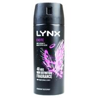 Lynx Body Excite Spray Crisp Coconut & Black Pepper Scent 150mL