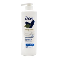 Dove Body Love Nourished Radiance Rich Body Lotion for Dry Skin 400mL
