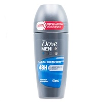 Dove Men+Care Clean Comfort Roll-On Antiperspirant 50mL