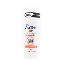 Dove Antiperspirant Roll-On – Invisible Crystal 48H Protection Peach Blossom & Lush Apple 50mL 