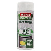 Multix Recycled Tidy Bags X-Large 50L - 82cm x 64cm Pack of 16's