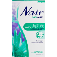 Nair Easiwax Large Wax Strips Pack of 20
