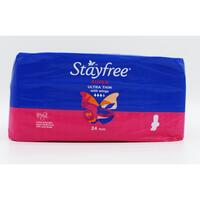 Stayfree Ultra Thin Pads Super With Wings Pack of 24