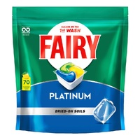 Fairy Platinum Dishwasher Capsules Lemon Pack of 70's