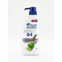 Head & Shoulders Sensitive Scalp Care Anti-Dandruff Shampoo + Conditioner 2in1 - 750mL