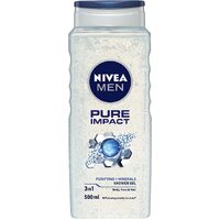 Nivea Men Pure Impact 3-in-1 Shower Gel 500mL