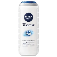 Nivea Men Sensitive 3-IN-1 Shower Gel Body Wash 500mL