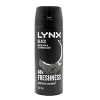 Lynx Black Deodorant Body Spray 48H 165mL