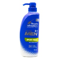 Head & Shoulders Ultra Men 2-in-1 Shampoo & Conditioner – Sport Fresh with Citrus Extract 550mL