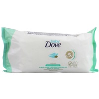 Dove Baby Wipes Sensitive Fragrance Free Pack of 50