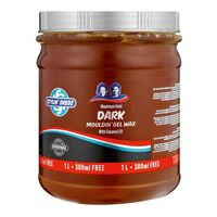 Stylin' Dredz Dark Mouldin' Gel Wax Maximum Hold With Coconut Oil 1.3L
