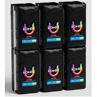 U by Kotex Extra Pads Regular With Wings Pack (6x14) Carton of 84